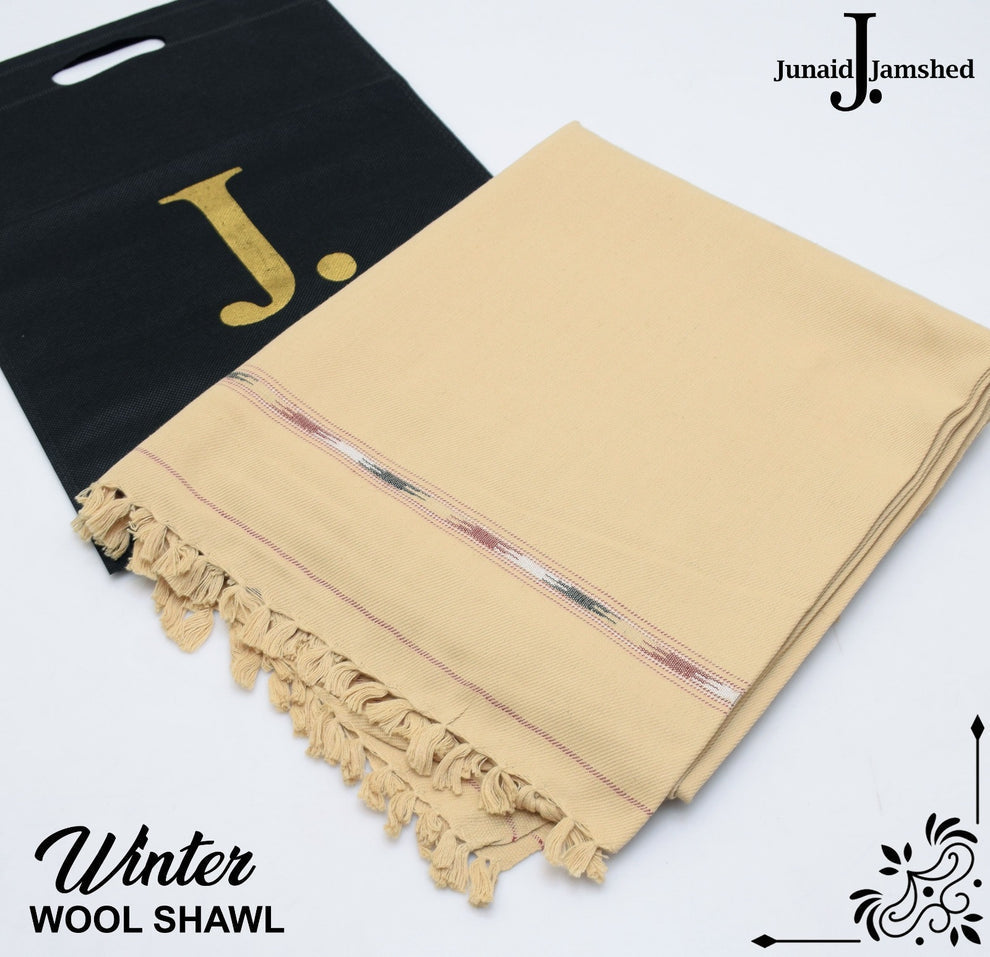 Gents Wool Shawl-Light Skin