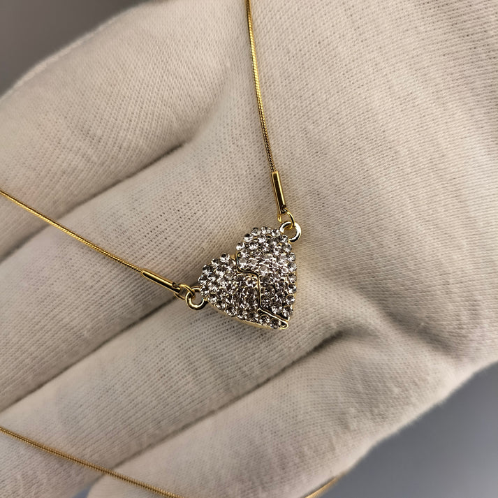New Unique Magnetic Love Necklace Diamond